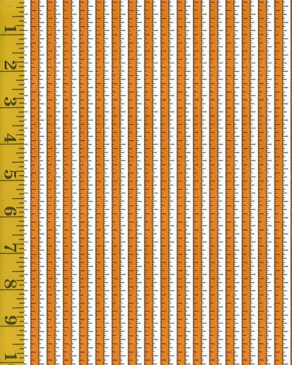 Riley Blake Designs Costume Maker's Act II - Tape Measure - Orange - 25-8537