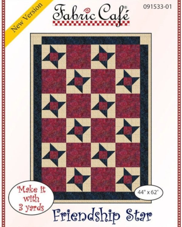 Friendship Star Pattern by Fabric Café - 25-8542