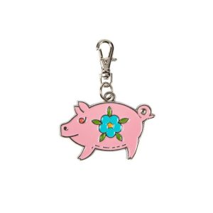 Lori Holt Enamel Piggy Charm - 25-8546