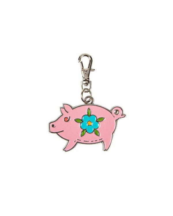 Lori Holt Enamel Piggy Charm - 25-8546
