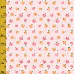 Riley Blake Designs Summer Skies and Fireflies: Raspberries - Pink - 25-8558