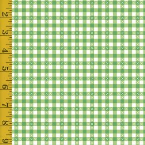 Riley Blake Designs Summer Skies and Fireflies: Gingham - Green - 25-8559