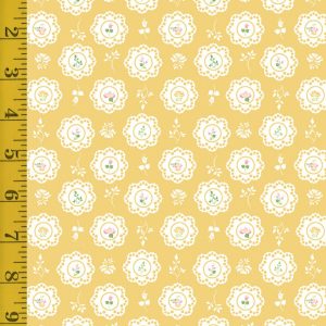 Riley Blake Designs Summer Skies and Fireflies: Doilies - Yellow - 25-8563