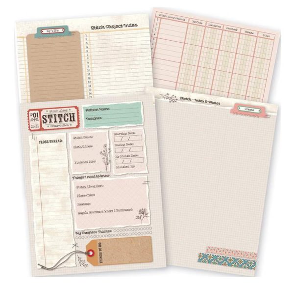 Riley Blake Designs Lori Holt Busy Bee Stitch Binder Pages - 25-8573