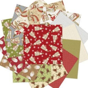 Benartex White Christmas: White Christmas 10x10 Pack - 26-4824
