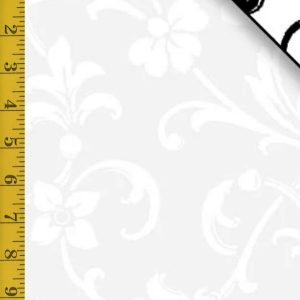 P&B Textiles Ramblings 12: Traditional Scroll - White #26-6947