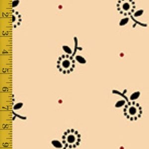 Quilting Treasures Oxford Archival: Ditsy - Cream/Black #25-6586