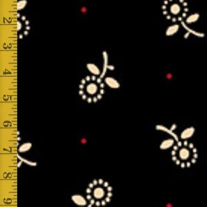Quilting Treasures Oxford Archival: Ditsy - Black #25-6588