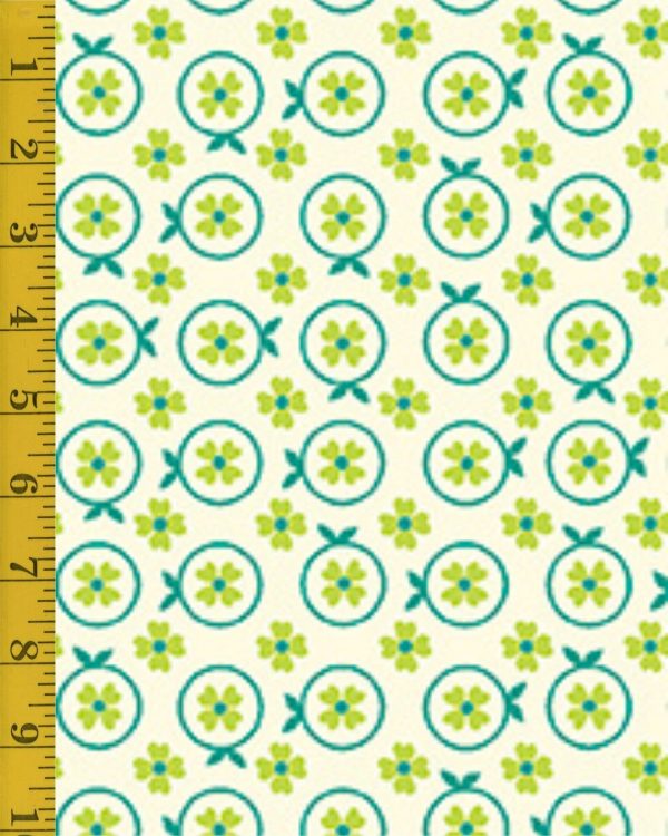 Quilting Treasures Oxford Revival: Set Flower - Cream #25-6595