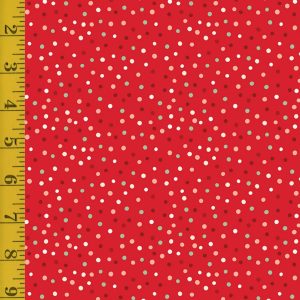 Riley Blake Designs Glisten: Dots - Red #25-8578