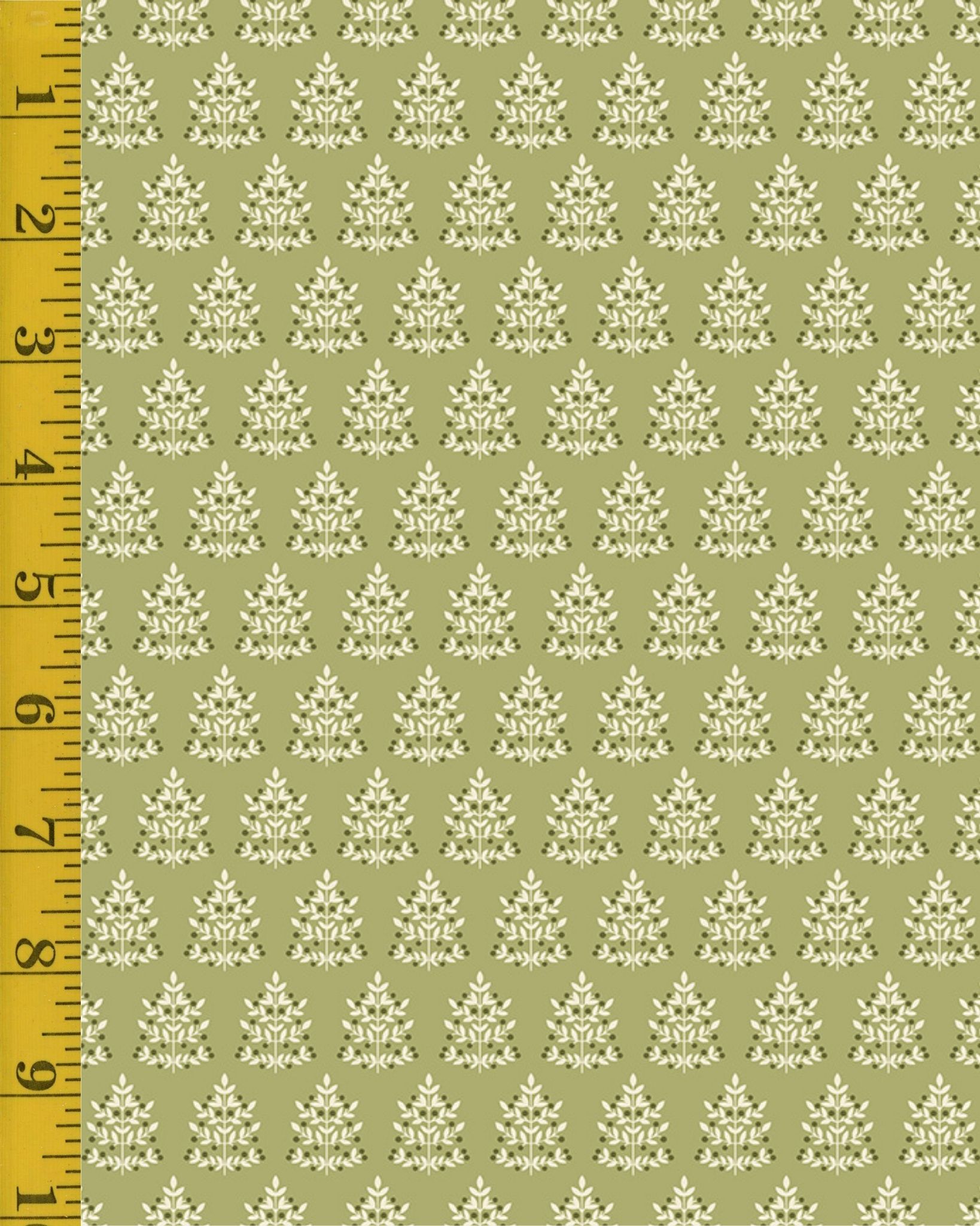 Riley Blake Designs Glisten: Trees - Olive #25-8580