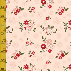 Riley Blake Designs Glisten: Winter Flowers - Blush #25-8581