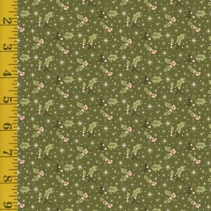 Riley Blake Designs Glisten: Holly - Green #25-8583