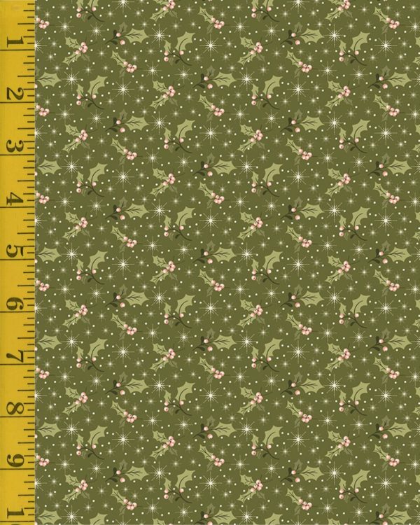 Riley Blake Designs Glisten: Holly - Green #25-8583