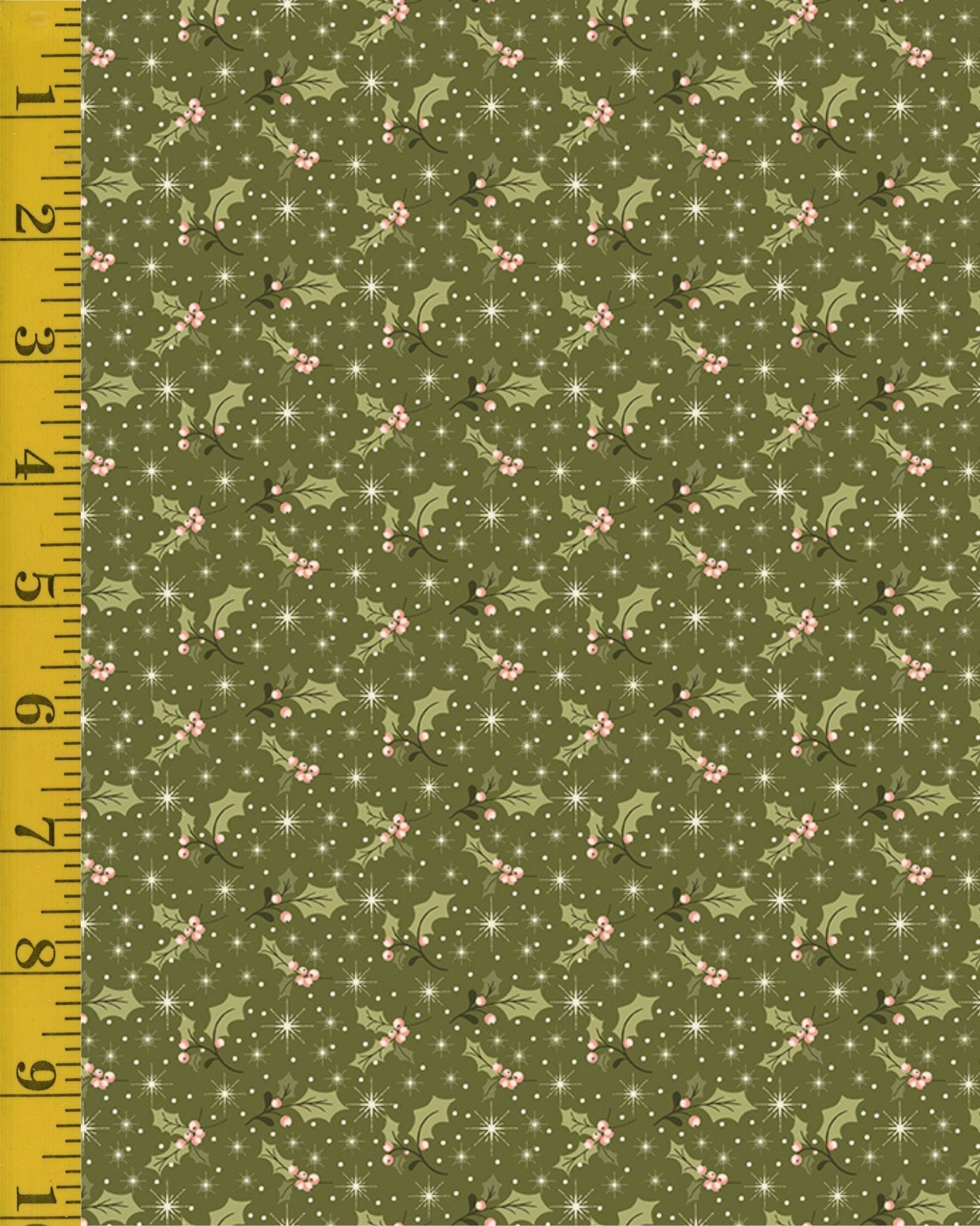 Riley Blake Designs Glisten: Holly - Green #25-8583