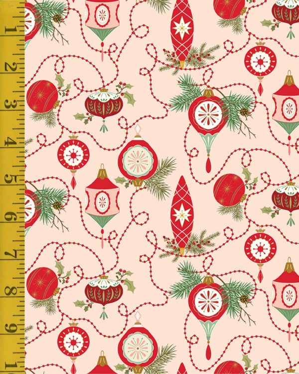 Riley Blake Designs Glisten: Bulbs - Blush #25-8584