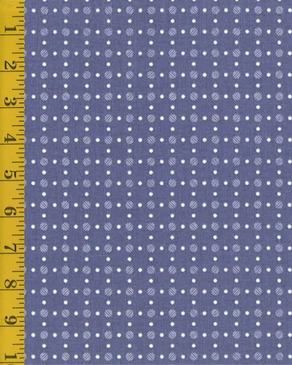 Riley Blake Designs Bee Basics: Polka Dot - Denim #25-8586