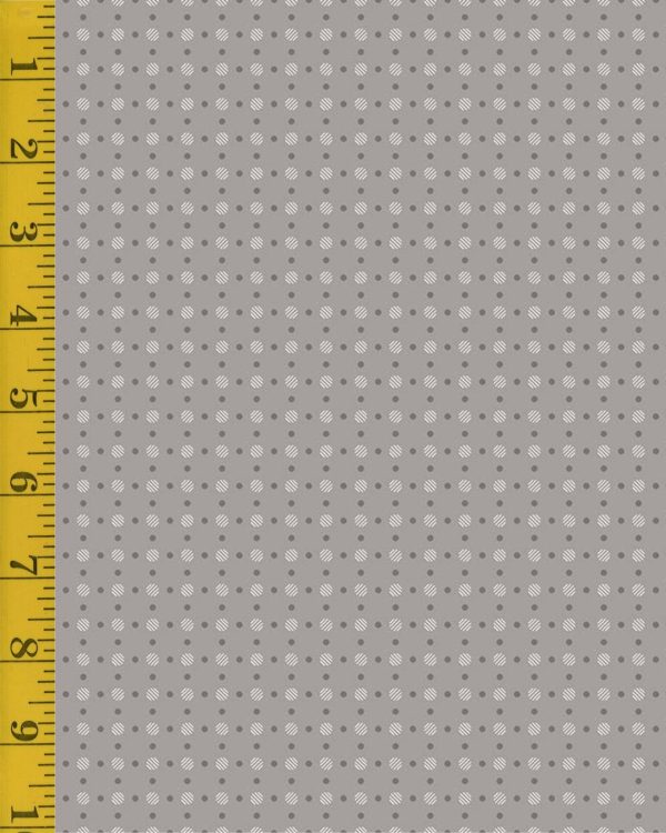 Riley Blake Designs Bee Basics: Polka Dot Gray #25-8587