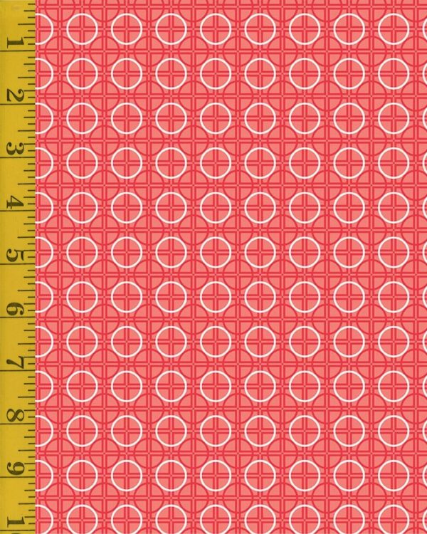 Riley Blake Designs Bee Basics: Circle - Red #25-8591