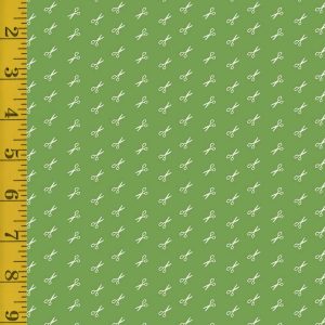 Riley Blake Designs Bee Basics: Scissors - Green #25-8593