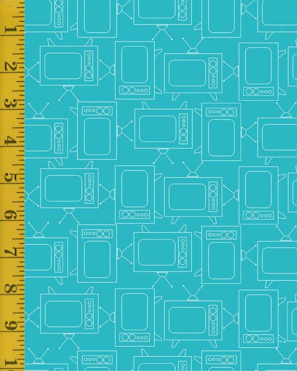 Riley Blake Designs Bee Basics: TV - Turquoise #25-8600