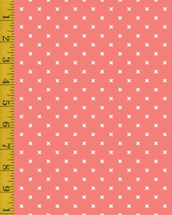 Riley Blake Designs Bee Basics: X - Coral #25-8601