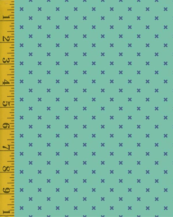 Riley Blake Designs Bee Basics: X - Teal #25-8602