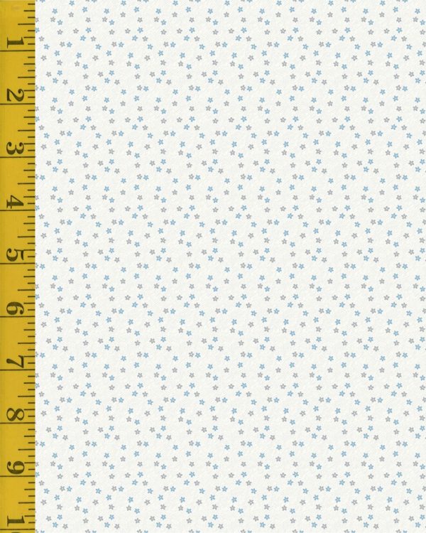 Riley Blake Designs Hush Hush 3: Oops-a-Daisy - Starlight - White #25-8616