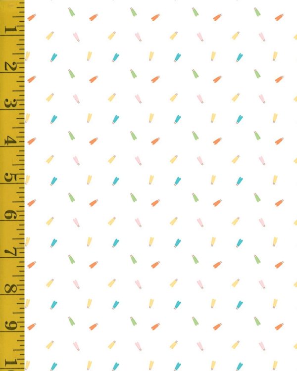 Riley Blake Designs Hush Hush 3: Popsicles on Parade - White #25-8619