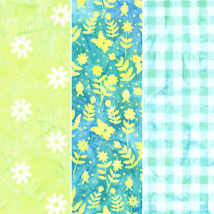 Batiks Daisy Dots
