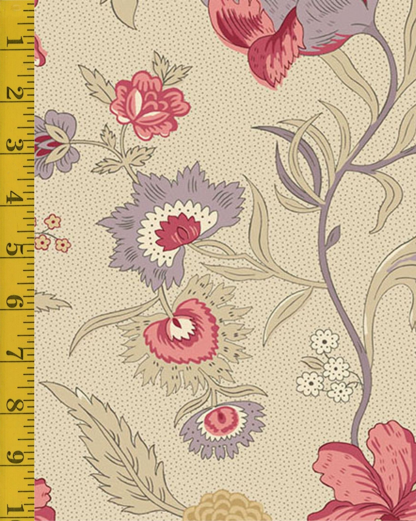 Andover Fabrics Wildflower Cottage: Wildflowers - Linen #26-1404