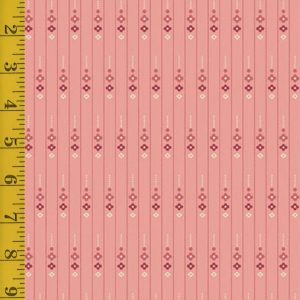 Andover Fabrics Wildflower Cottage: Petal Chain - Carnation #26-1420