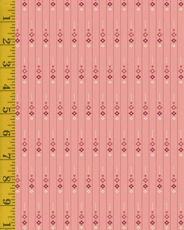 Andover Fabrics Wildflower Cottage: Petal Chain - Carnation #26-1420
