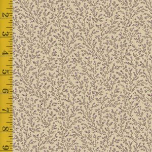 Andover Fabrics Wildflower Cottage: Heather - Sand #26-1421