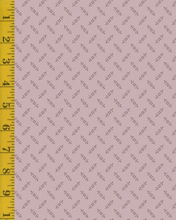 Andover Fabrics Wildflower Cottage: Fern Moss - Lilac #26-1426