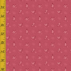 Andover Fabrics Wildflower Cottage: Meadowlarks - Poppy #26-1429