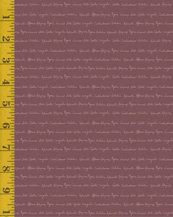 Riley Blake Designs Olive Grove: Script - Plum #26-8661