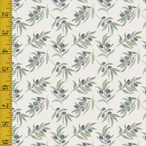 Riley Blake Designs Olive Grove: Olive Branches - Ivory #26-8664