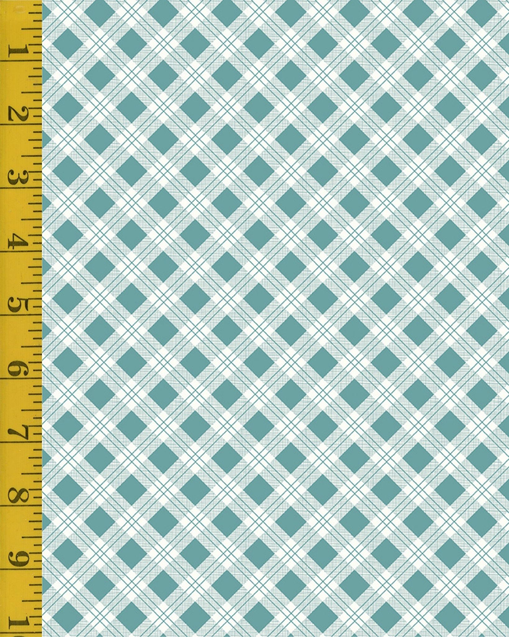 Riley Blake Designs Bee Plaids: Scarecrow - Teal #26-8675