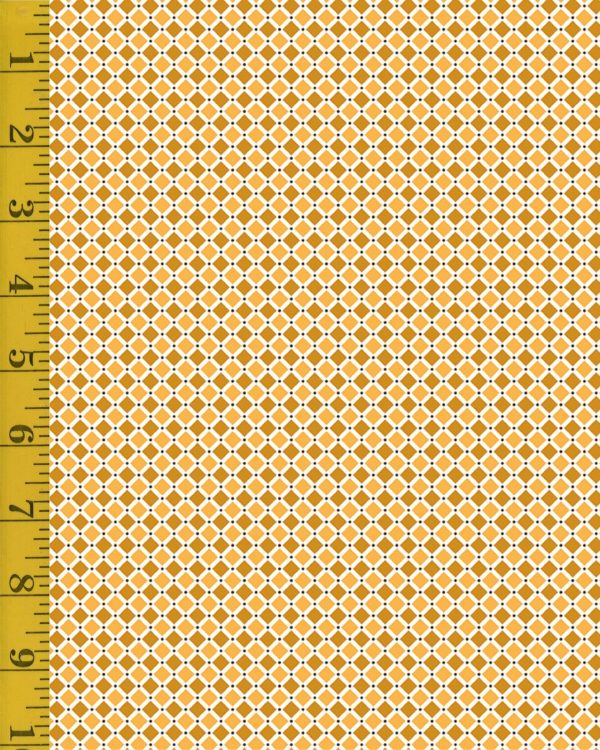 Riley Blake Designs Bee Plaids: Pie - Butterscotch #26-8686