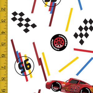 EE Schenck: Disney - McQueen Toss - white #26-2607