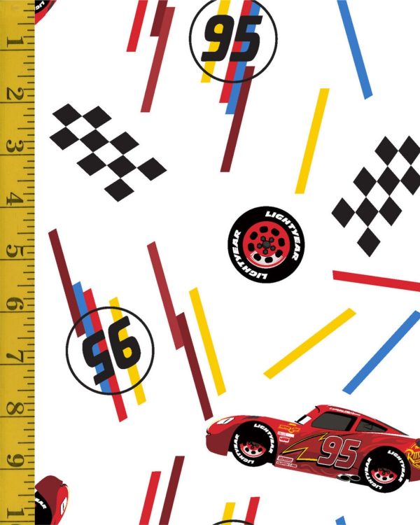 EE Schenck: Disney - McQueen Toss - white #26-2607
