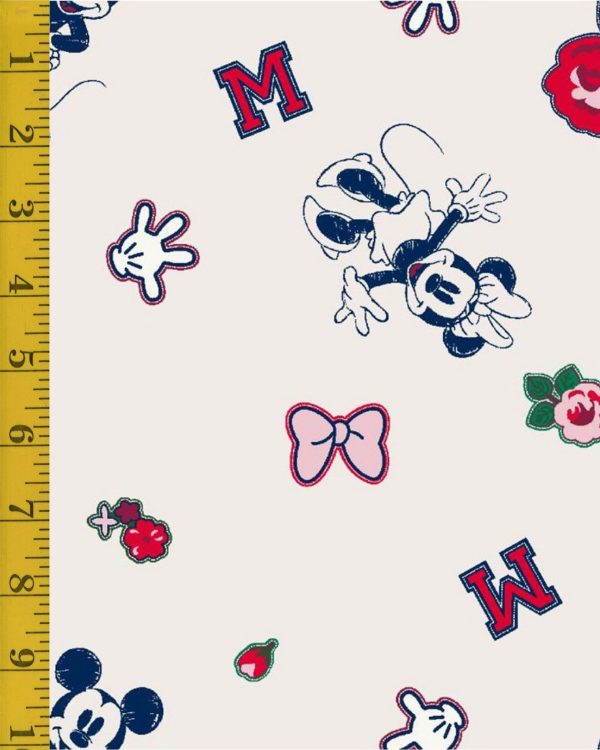 EE Schenck: Disney - Mickey & Minnie Icons - White #26-2610