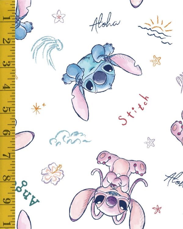 EE Schenck: Disney - Stitch & Angel Sketch - Blue #26-2612