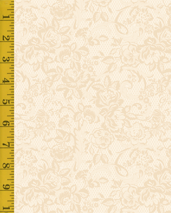 Riley Blake Designs Rose & Violet's Bouquet des Fleurs: Lace - Cream #26-8693