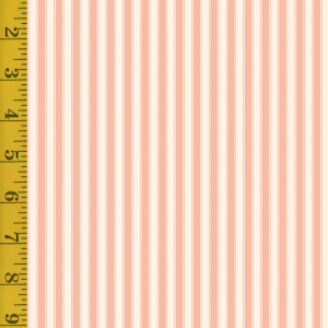Riley Blake Designs Rose & Violet's Bouquet des Fleurs: Stripes - Peach #26-8694