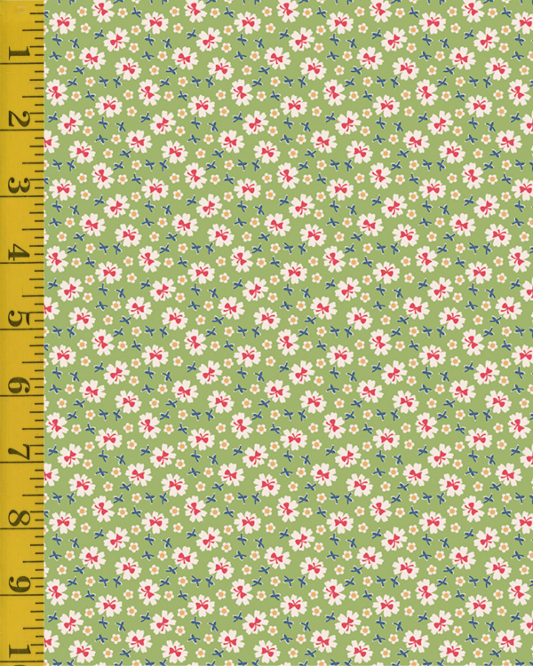 Riley Blake Designs Farmer's Daughter: Bows - Thyme #26-8697