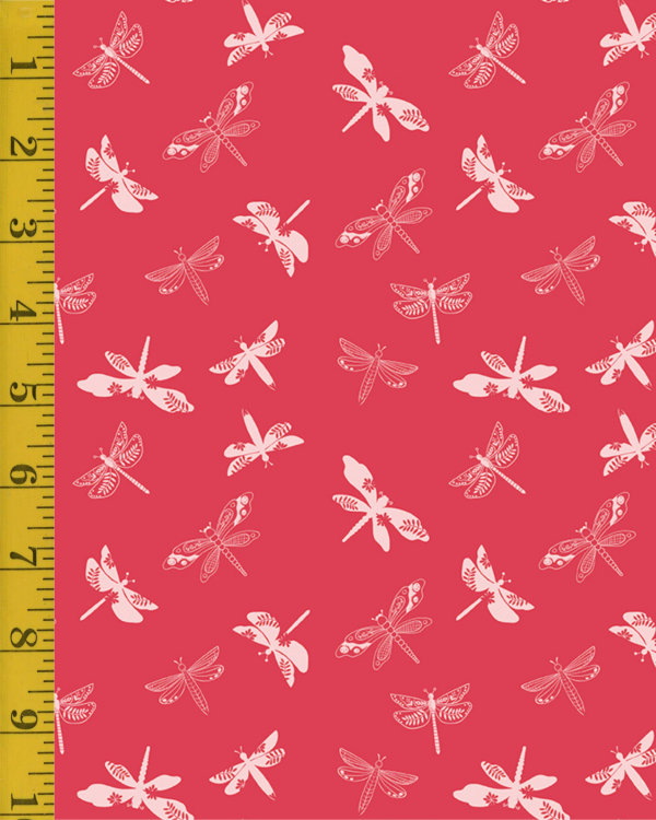 Riley Blake Designs Awakening: Libellulas - Cayenne #26-8706