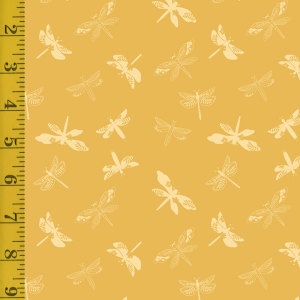 Riley Blake Designs Awakening: Libellulas - Gold #26-8707