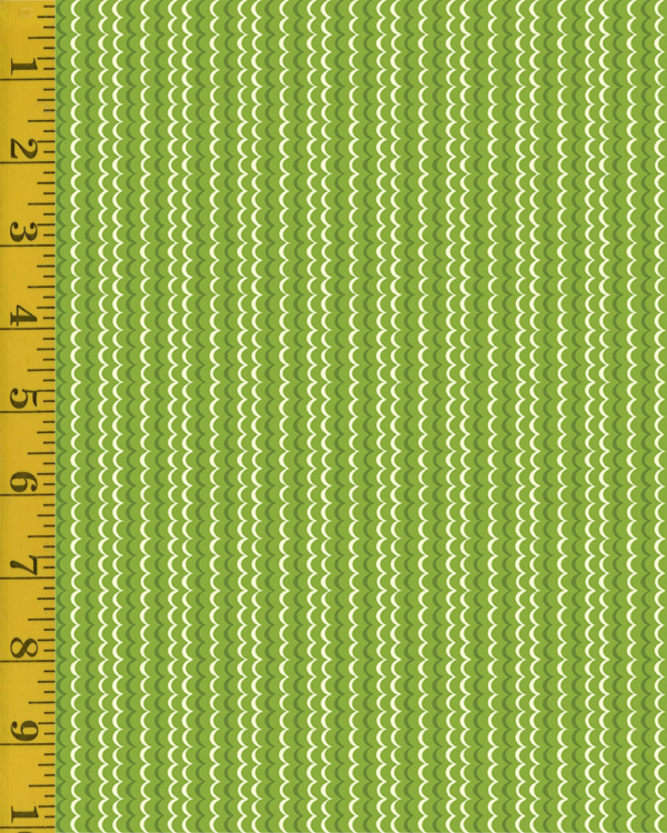 Riley Blake Designs Awakening: Scallops - Kiwi #26-8712